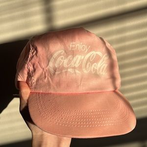 Vintage pink Coca-Cola SnapBack trucker hat